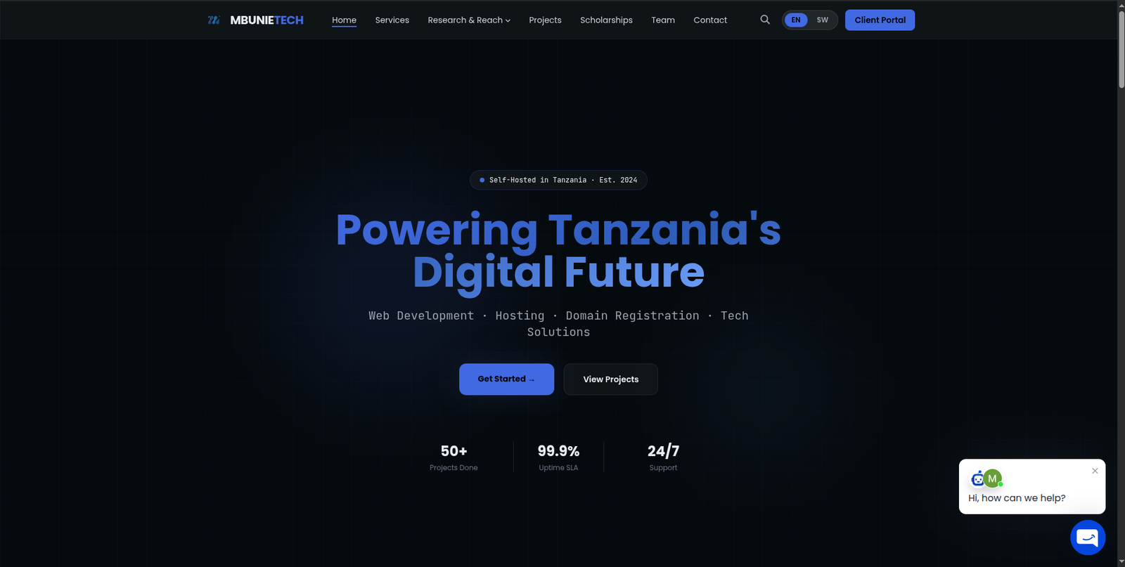 MBUNITECH Corporate Website
