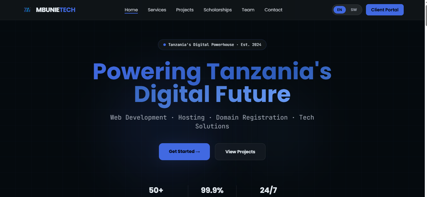 MBUNITECH Corporate Website